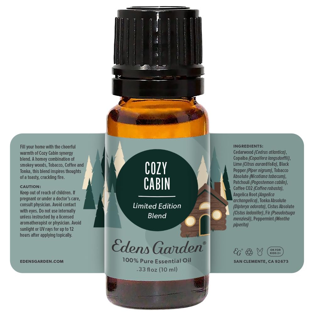 Relaxing home ambiance with Cozy Cabin aromatherapy