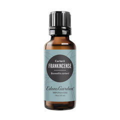 Edens Garden Frankincense CO2 essential oil bottle 30 ml front view