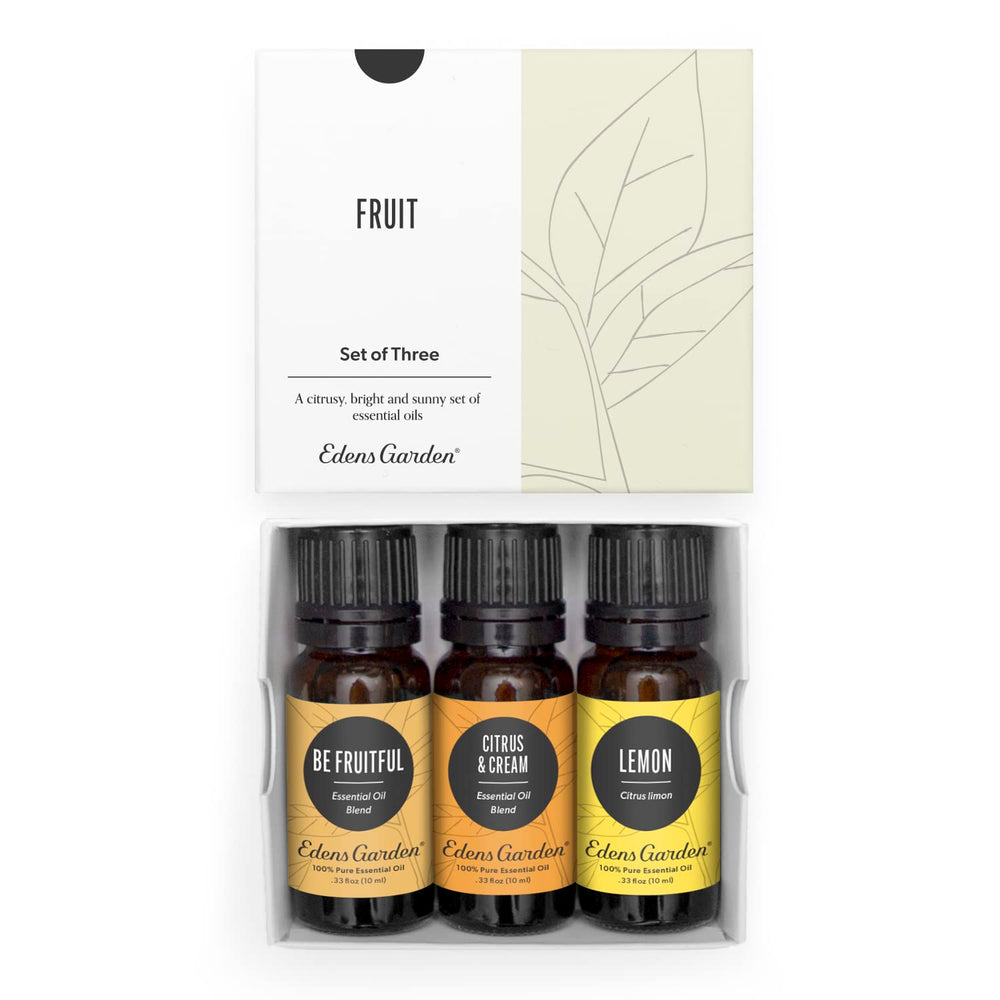 Be Fruitful essential oil bottle from Edens Garden Fruit Set