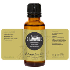 GC-MS reports available for every batch of Edens Garden Chamomile essential oil