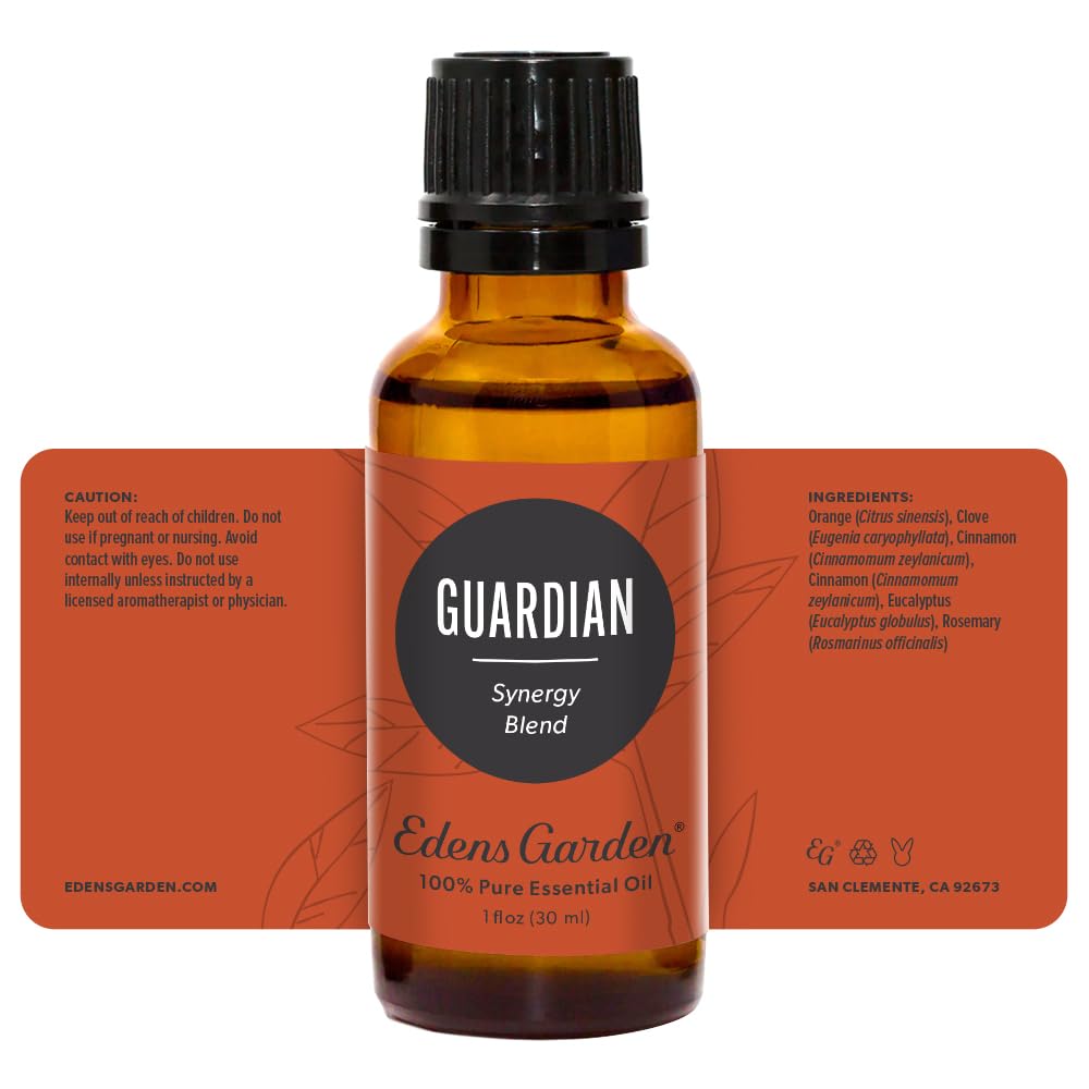 Guardian Essential Oil Blend 30 ml bottle showcasing Edens Garden packaging