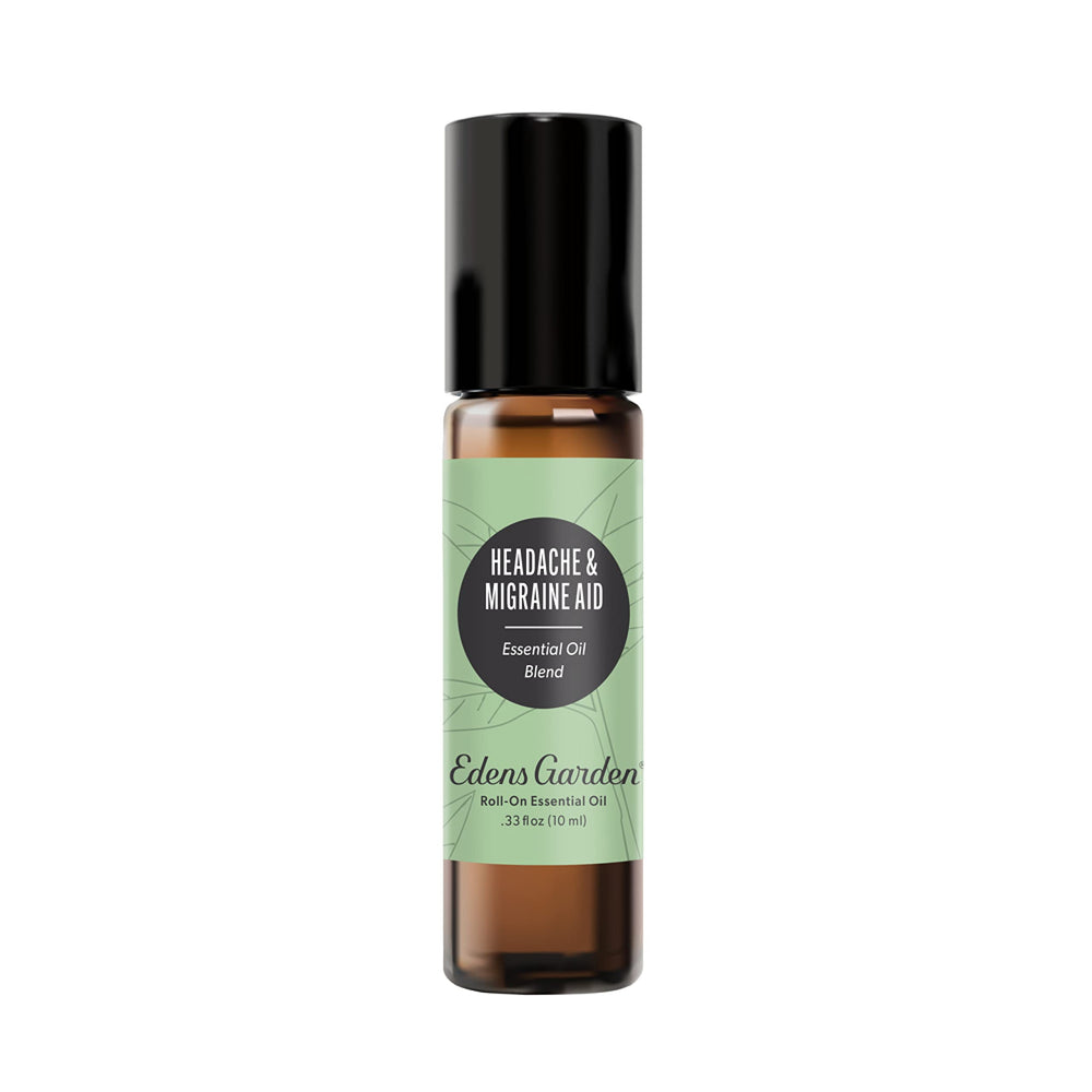 Edens Garden Headache & Migraine Roll-On 10ml bottle front view