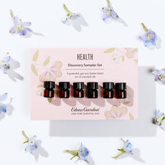 Assorted pure essential oils in Edens Garden Health Discovery set