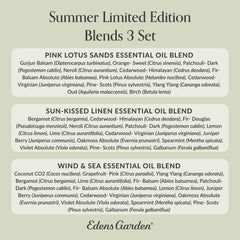 Lifestyle scene with diffuser and Edens Garden essential oils in home