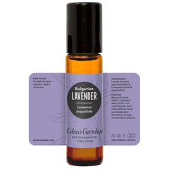 Product shot of Edens Garden Lavender Bulgarian oil roll-on 10 ml