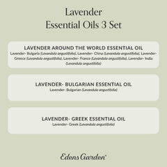 Purity certificates and labeling for lavender essential oils