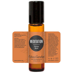 Edens Garden logo on label with 'Meditation' descriptor
