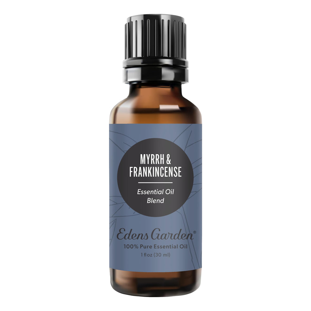 Edens Garden Myrrh & Frankincense essential oil blend bottle 30 ml