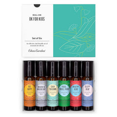 OK For Kids Roll-On Set packaging with six 10 ml bottles