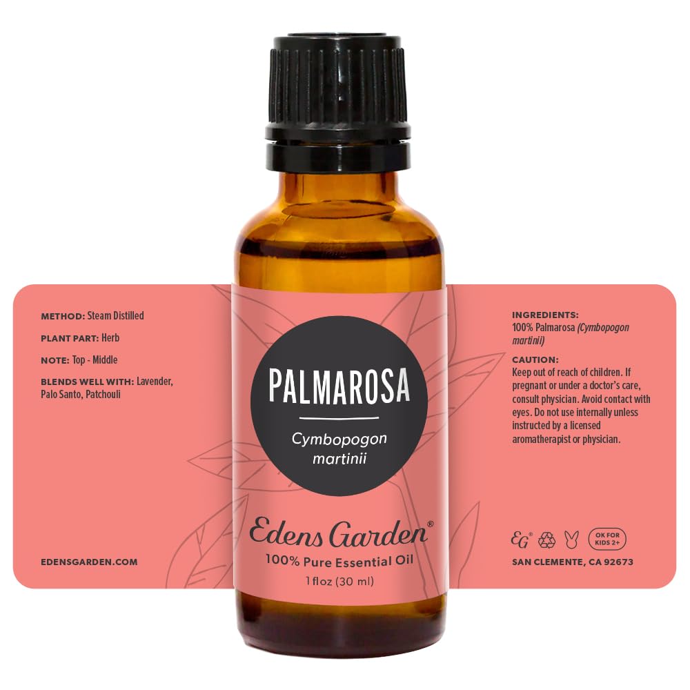 GC-MS report for Palmarosa essential oil