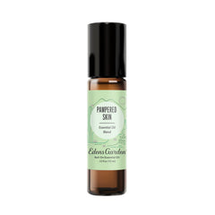 Edens Garden Pampered Skin Roll-On bottle close-up with label