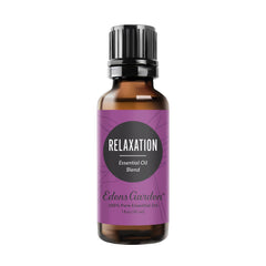 Edens Garden Relaxation Essential Oil Blend bottle with label