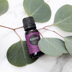 Close-up of the Relaxation Oil Blend ingredients illustration