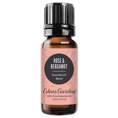 Edens Garden Rose Bergamot essential oil blend bottle