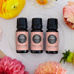 Close-up of Rose Otto and Rose Bulgarian Absolute oils