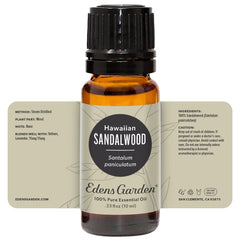 Relaxing spa scene with sandalwood oil for diffusing