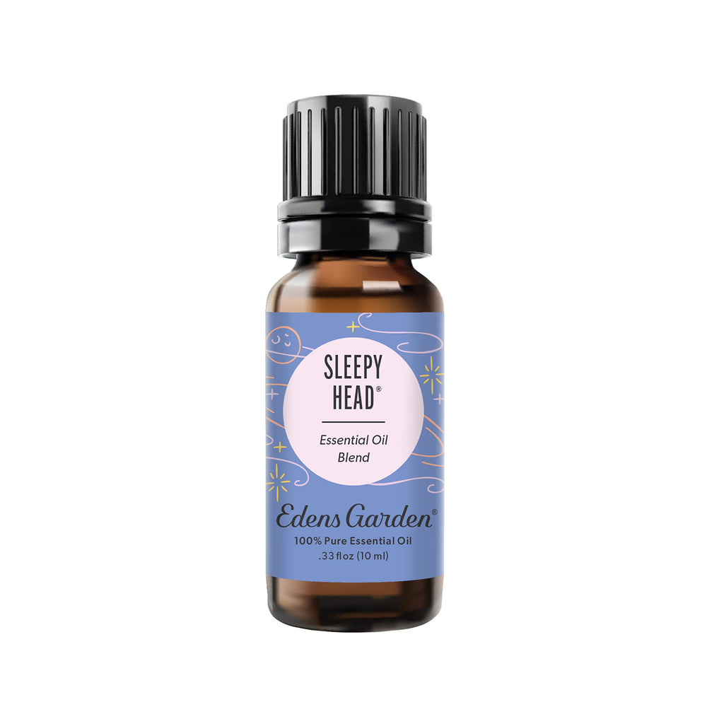 Sleepy Head essential oil blend bottle with dropper