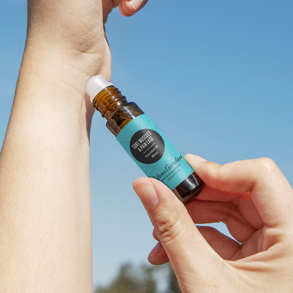 Roll-On applicator tip with label visible
