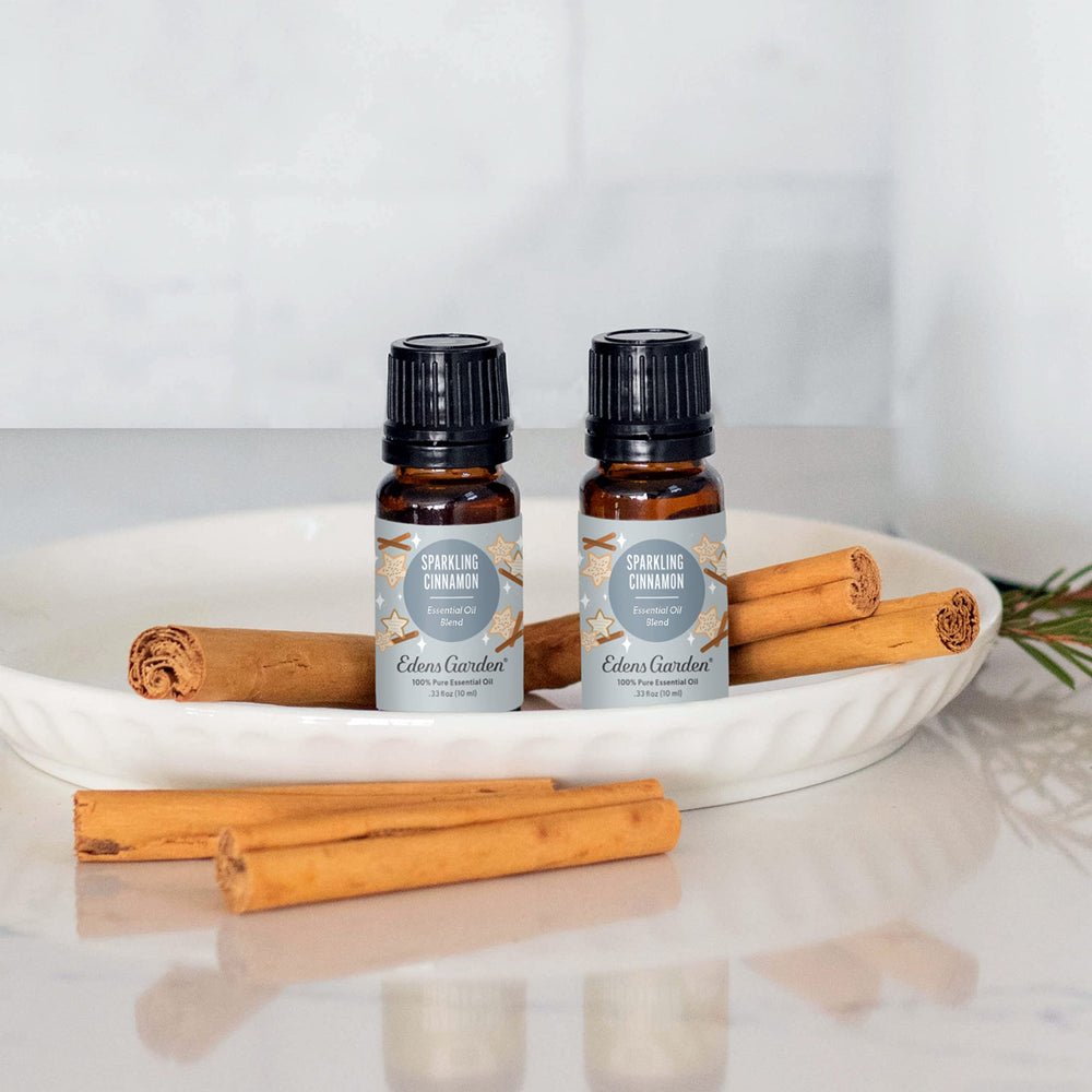 Diffuser bottle with Sparkling Cinnamon Essential Oil Blend