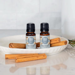 Diffuser bottle with Sparkling Cinnamon Essential Oil Blend