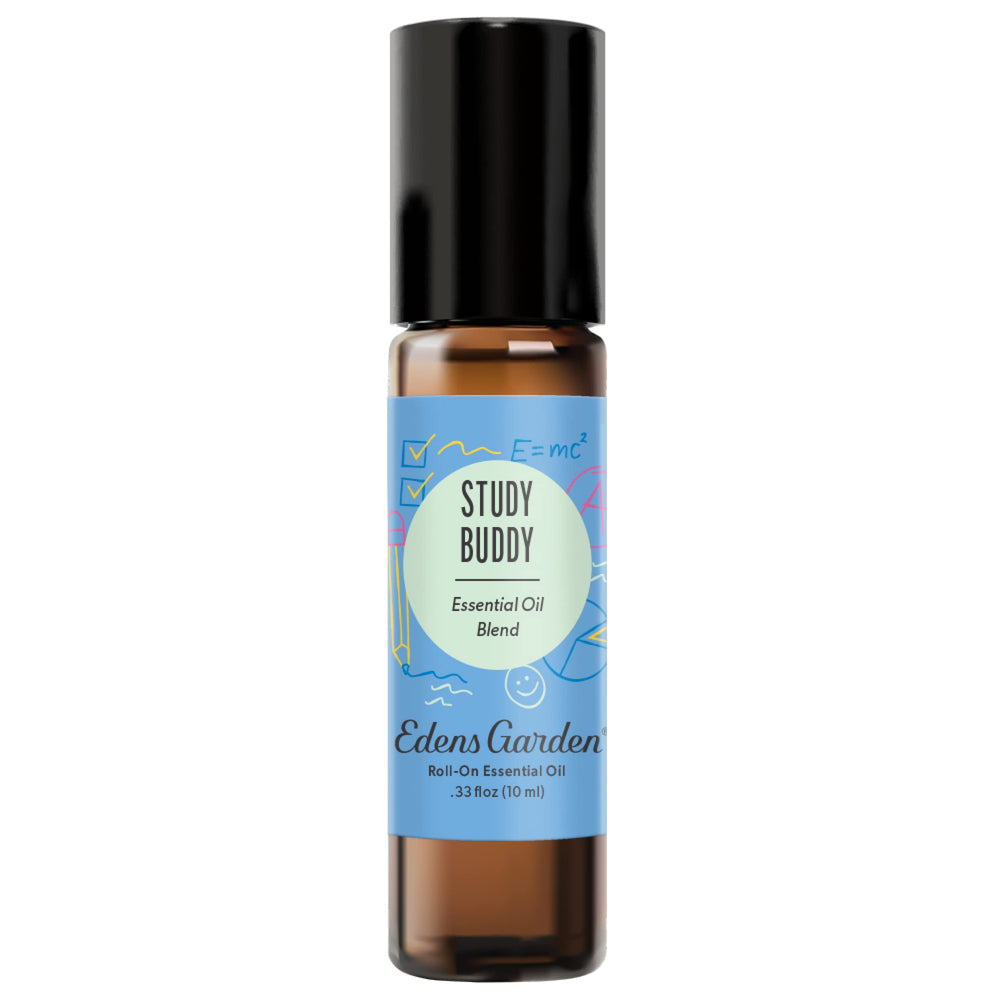 Front view of Edens Garden Study Buddy roll-on bottle 10 ml.