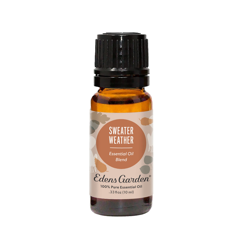 Edens Garden Sweater Weather essential oil blend bottle with label