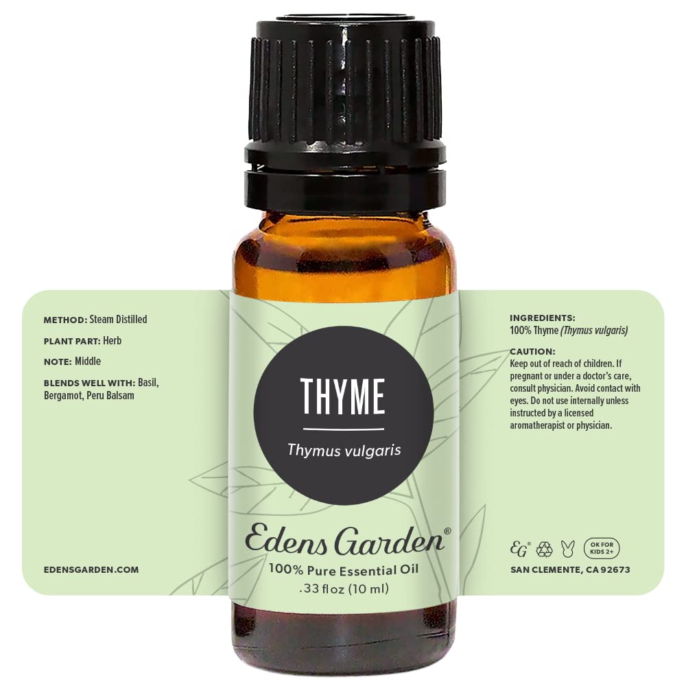 Edens Garden Thyme Essential Oil packaging box