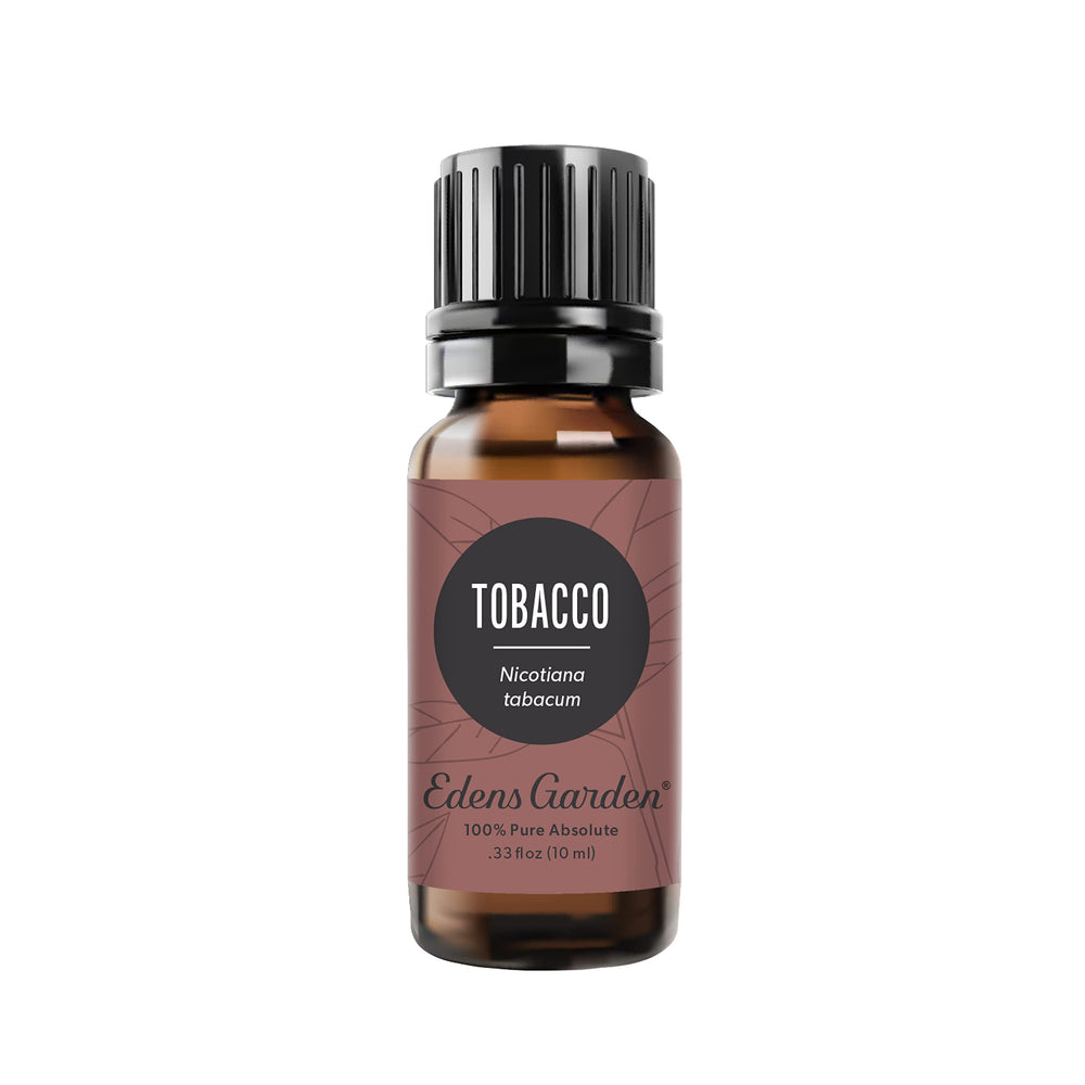 Edens Garden Tobacco Absolute essential oil bottle with dropper (10 ml).
