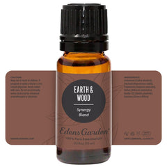 Edens Garden branding for Earth & Wood line