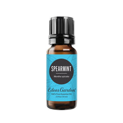 Edens Garden Spearmint Essential Oil bottle 10 ml on white background