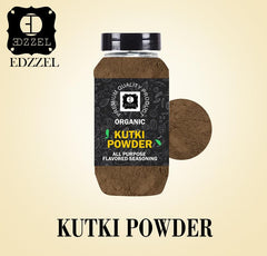 EDZZEL Organic Kutki Powder 2 Oz / 56.70 Gram (Pack Of 1) — packaging with scoop