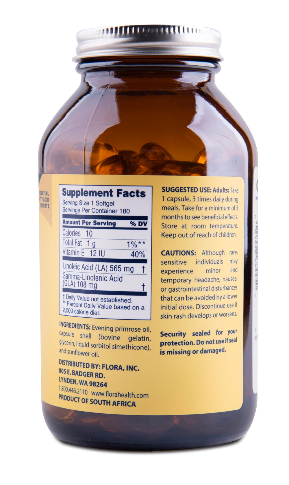 Efamol production chain showing farm-to-bottle traceability