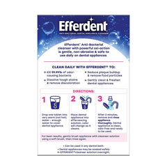Efferdent logo on packaging
