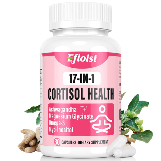 Efioist Cortisol Supplement for Women bottle front label