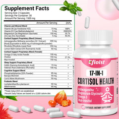 Sleep support imagery with Efioist Cortisol for Women bottle