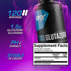 Close-up of Glutazorb Caps bottle label