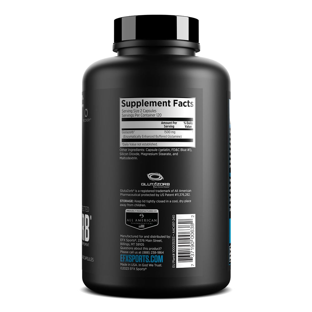 Serving size information for Glutazorb Caps
