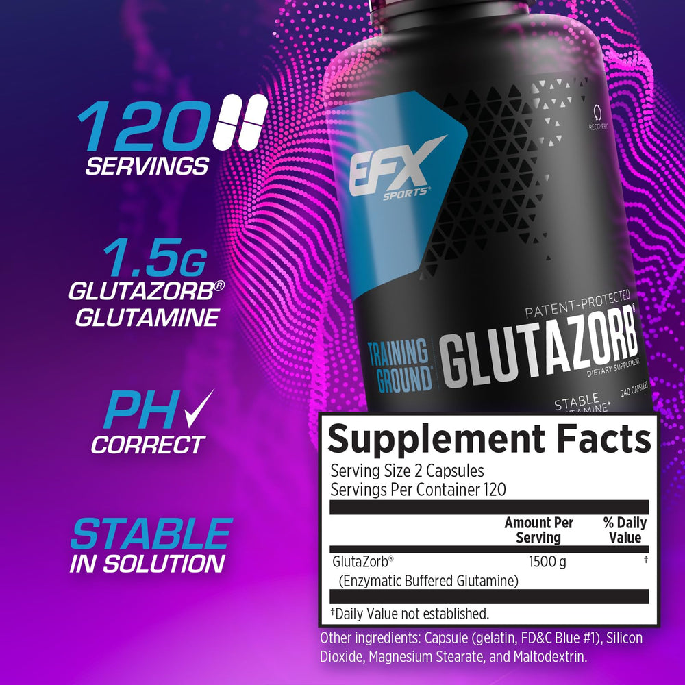 Vegan GlutaZorb technology graphic on packaging