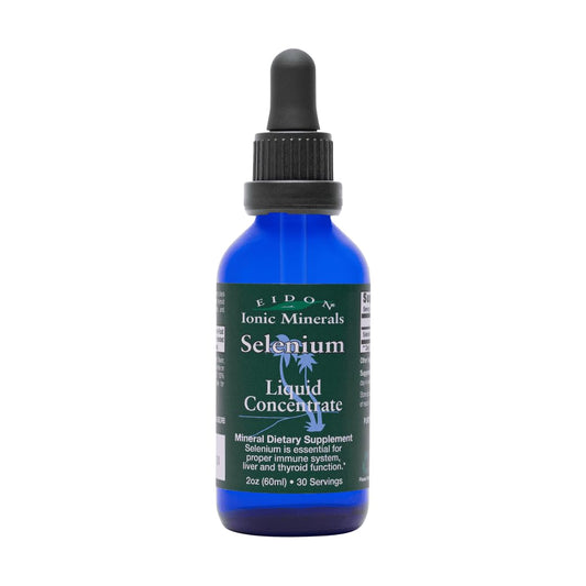 Bottle of Eidon Ionic Minerals Selenium Drops 2 oz