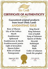 Cinnamon-scented Ein Gedi Anointing Oil from Jerusalem