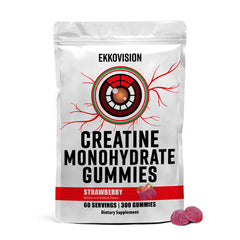 Hero image: Ekkovision Creatine Monohydrate Gummies in orange citrus flavor