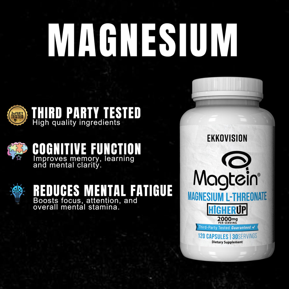 Ingredients label featuring Magnesium L-Threonate