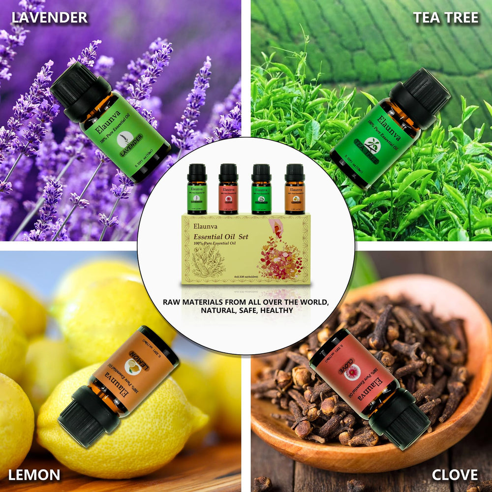 Diffuser with Elaunva essential oils for aromatherapy