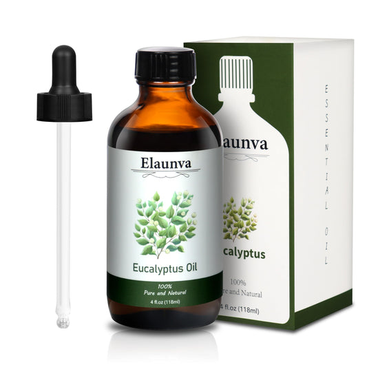 Elaunva Eucalyptus Essential Oil bottle - 4oz/118ml