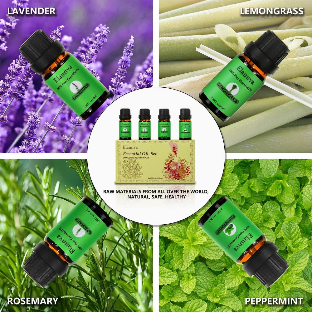 Rosemary essential oil bottle from Elaunva