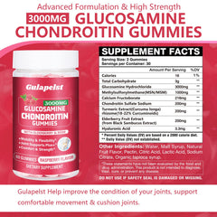 Gummies highlighting antioxidant joint support with elderberry