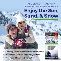 Ingredients: elderberry, zinc, and vitamin C