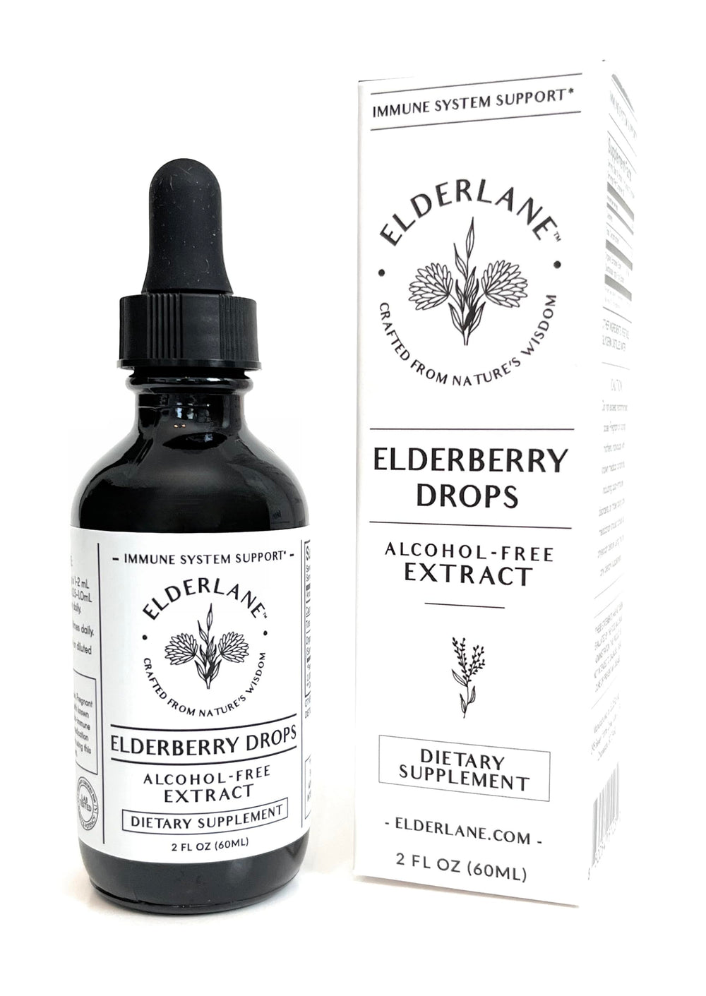 Gift-ready packaging for Elderlane Elderberry Drops