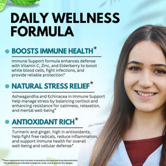 Two bottles in the 2-pack Elderberry Immune Support 8-in-1 package