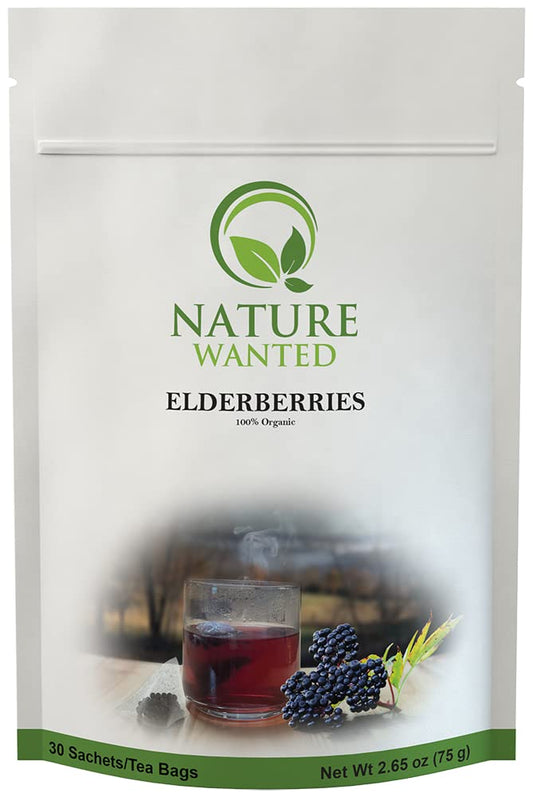 Elderberry Tea 30 Count box - Made in the USA